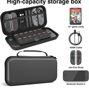 🎮Nintendo Switch 2 Black Storage Case